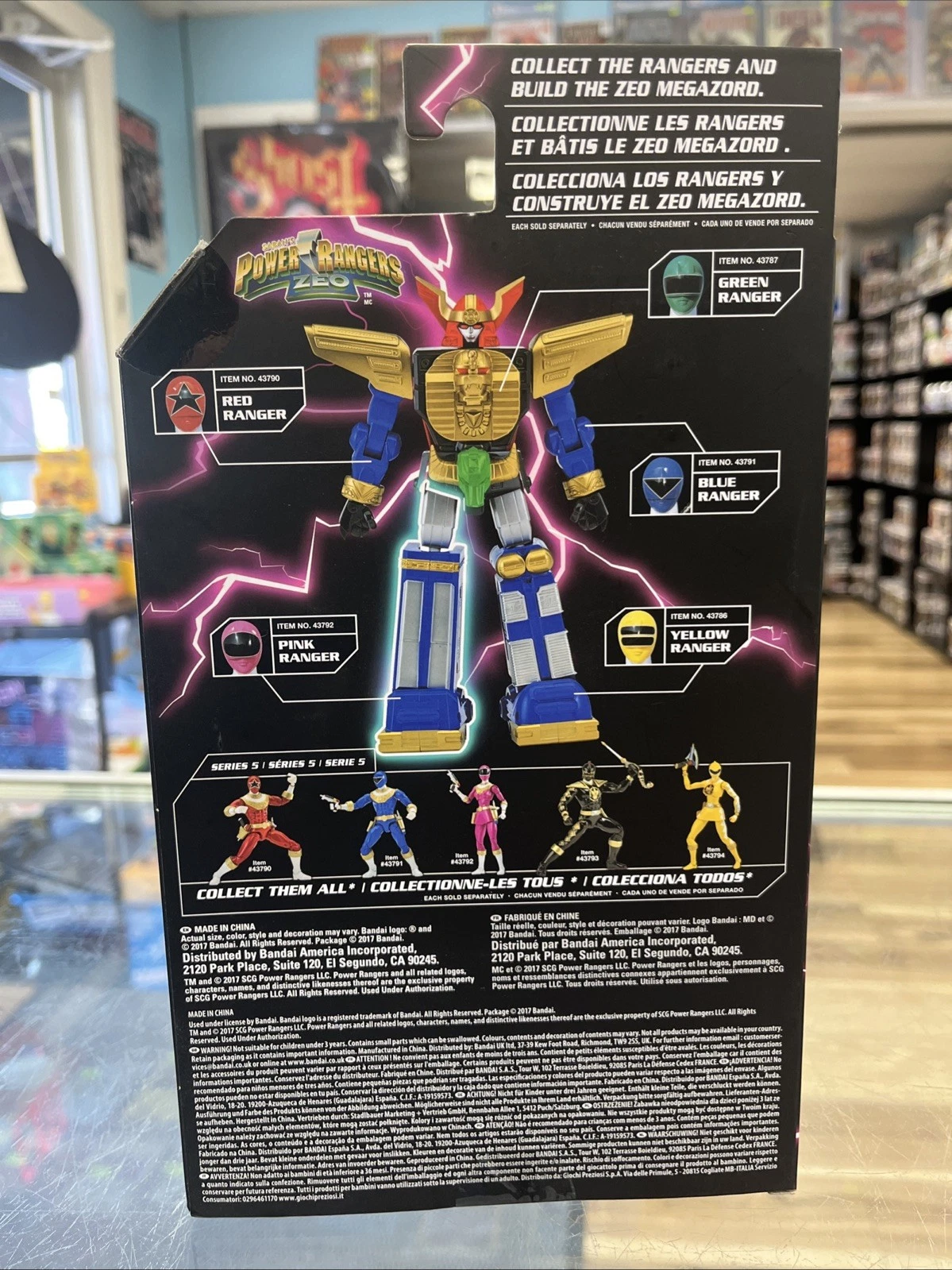 Donald Power Ranger Don Godzi Store | Legacy Collection Power Rangers Zeo Pink | S/290 | A ...